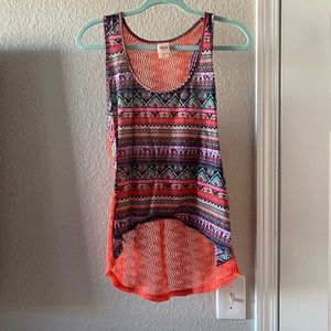 Mossimo high low casual top